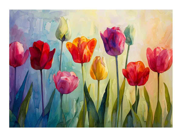 Tulip Painting Art Print
