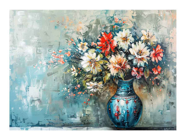 Flower in vase  Painting Art Print