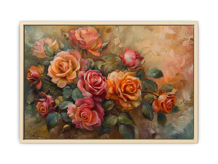Floral Fine Art painting framed Print