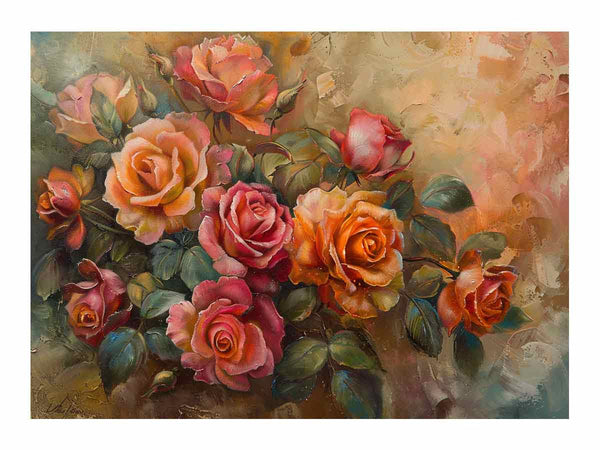 Floral Fine Art painting Art Print