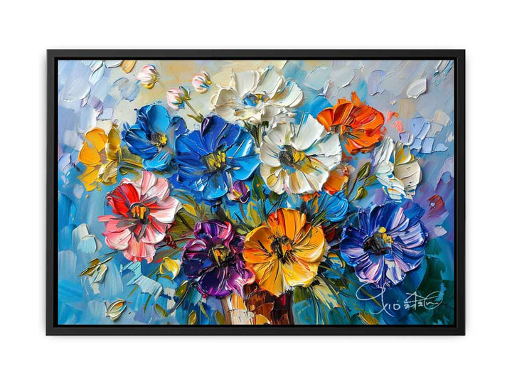 3D Floral knife Painting