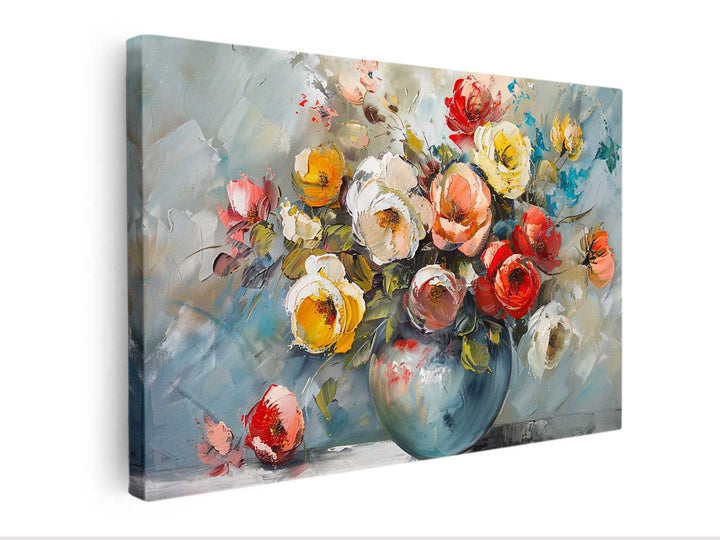  Flower in a Vase Painting canvas Print