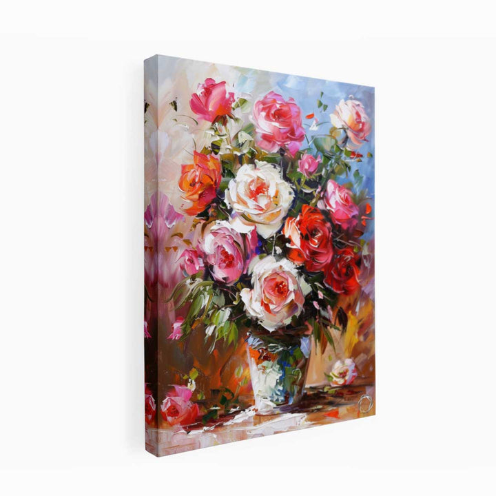 Flower in a Vase Canvas Painting canvas Print