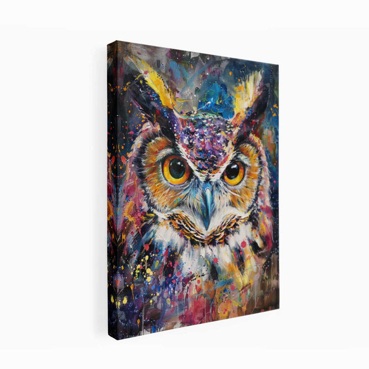  Owl Canvas Painting canvas Print
