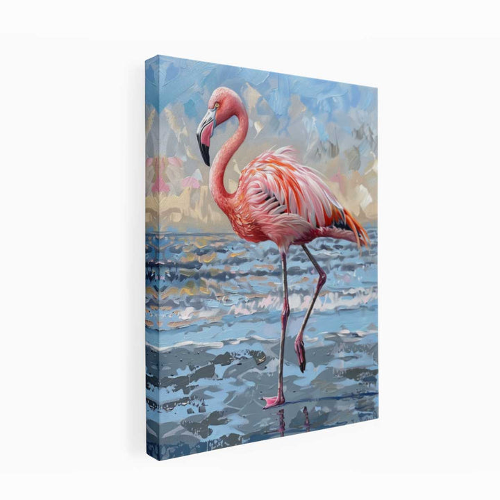Flamingo  Painting canvas Print