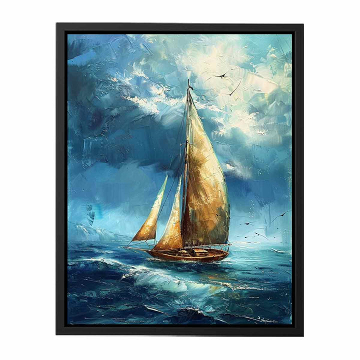 Sailing Boat Painting