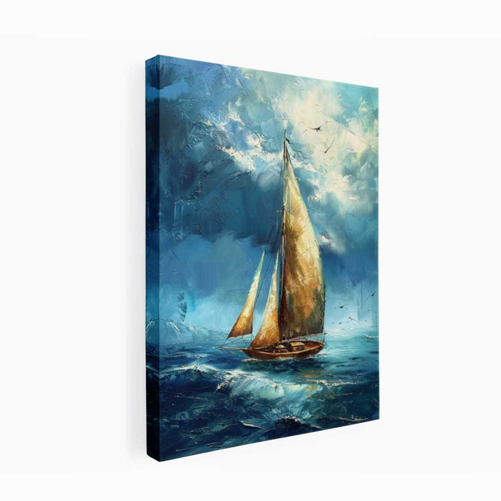Sailing Boat  Painting canvas Print