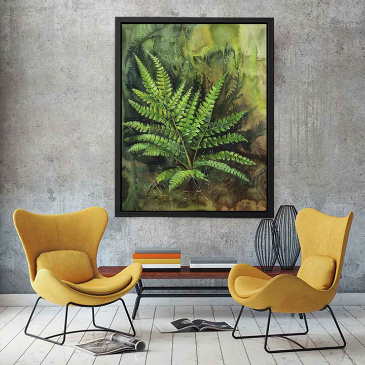 Eagle Fern Painting canvas Print