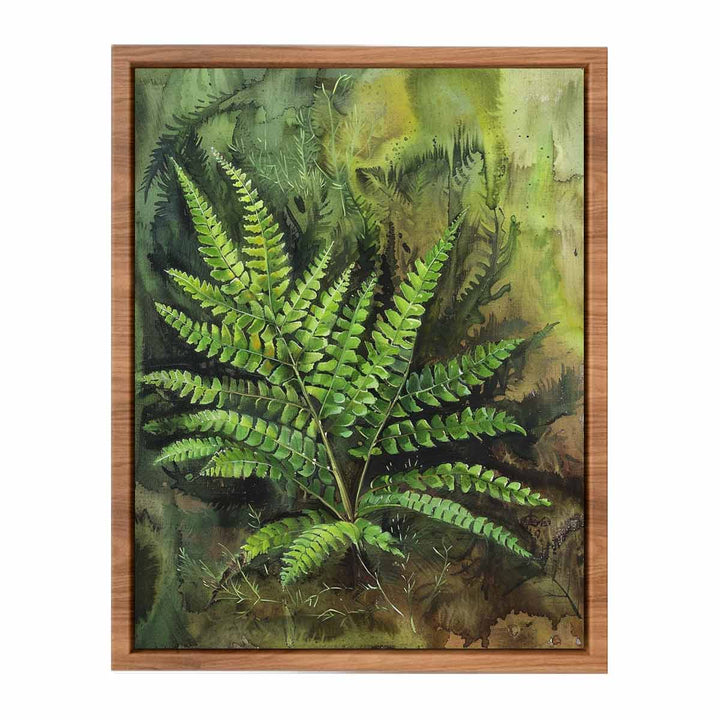 Eagle Fern Painting framed Print