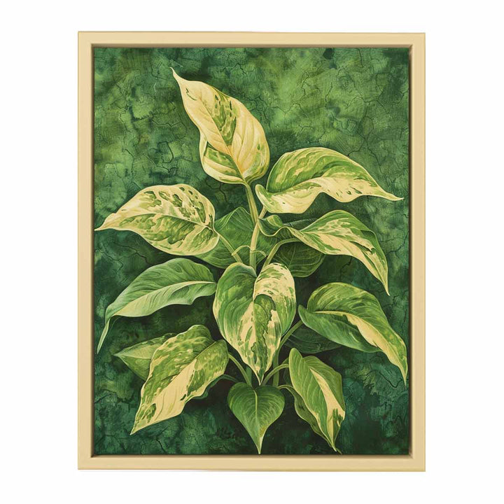 Leaves Painting framed Print