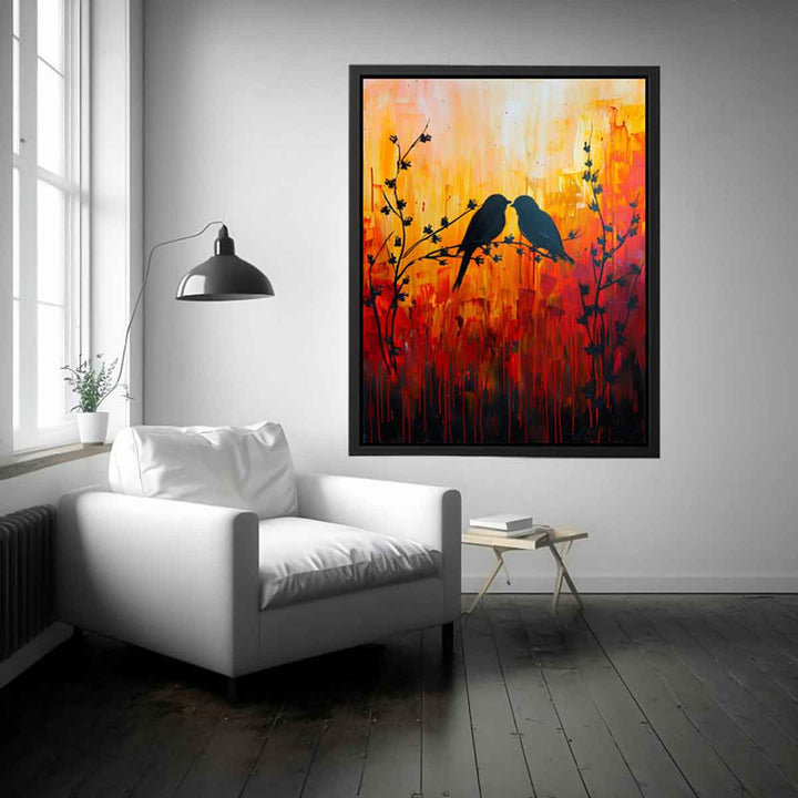 Love Birds  Painting Art Print
