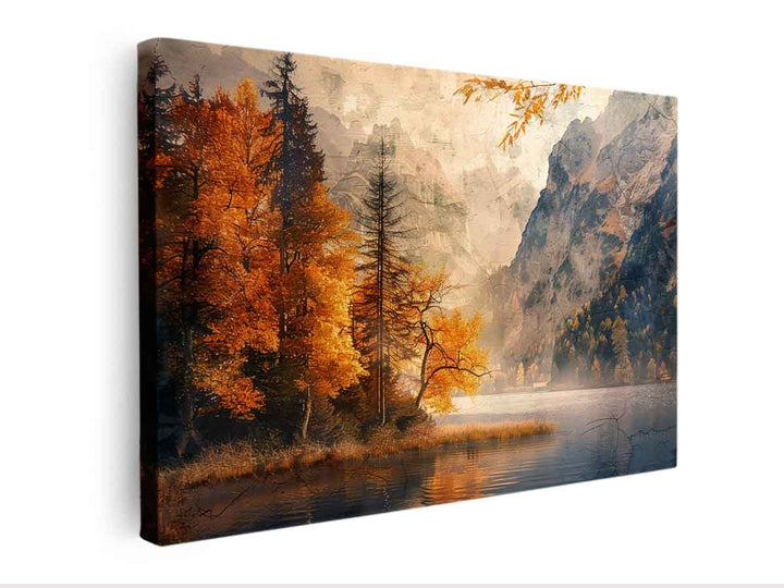 Mountain River   Painting canvas Print