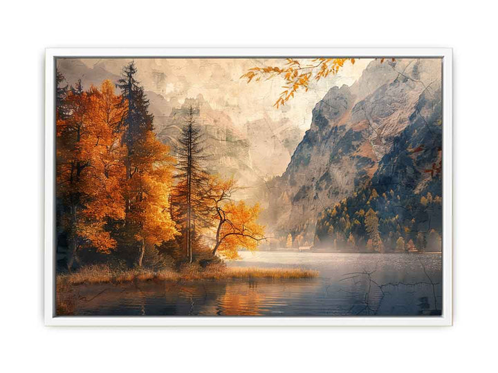 Mountain River Painting