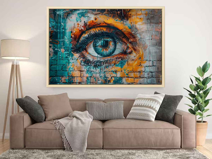 Street Art Painting canvas Print