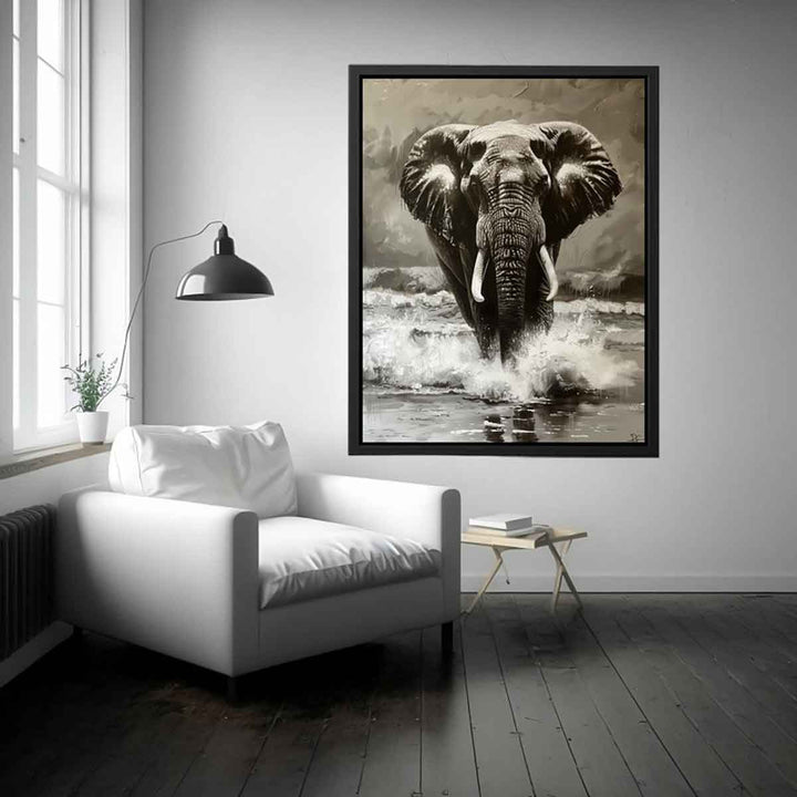 Elephant Painting Art Print