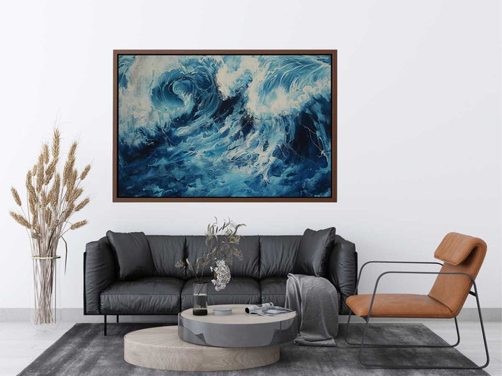 Waves canvas Print