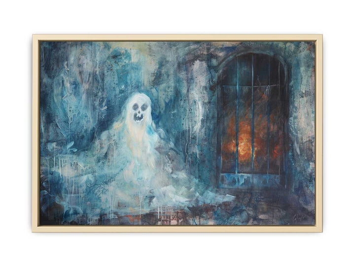 Ghostly  framed Print