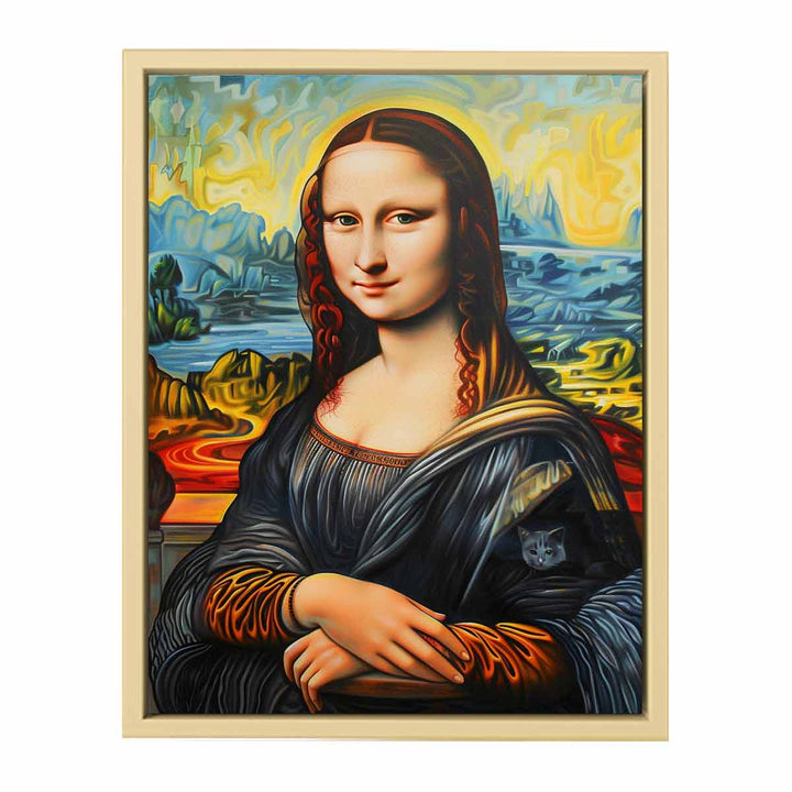 Mona Lisa  framed Print