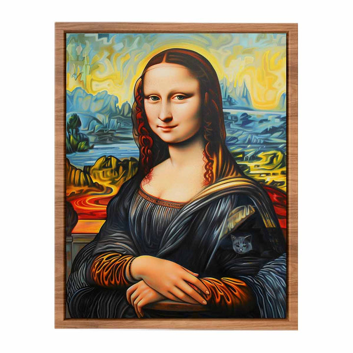 Mona Lisa  framed Print