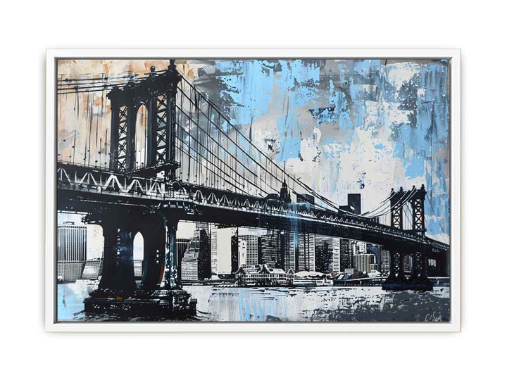 New York Bridge Painting
