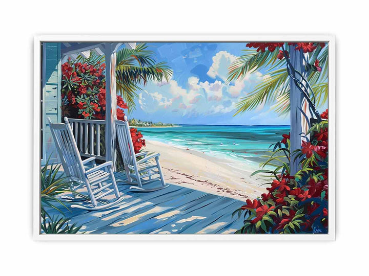 Island Cottage  Canvas Print