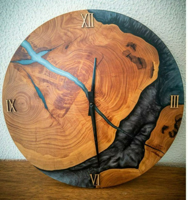 Resin Art Wall Clock 