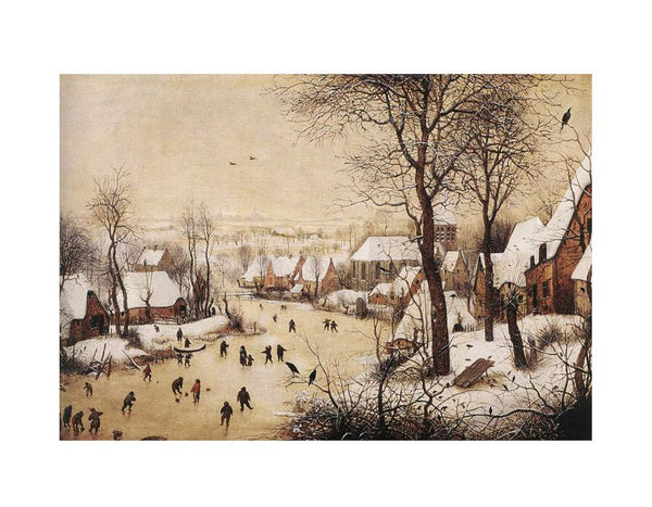 Winter Landscape with Skaters and Bird Trap 1565