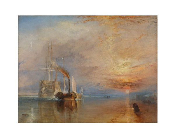 The 'Fighting Temeraire' tugged to her Last Berth to be broken up 1838-39
