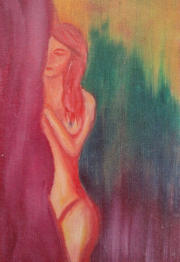 Nude and Shy Oil Painting