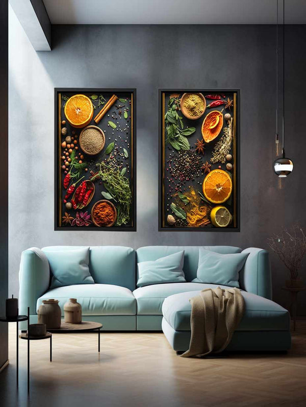 Herbs And Spices Panel Art