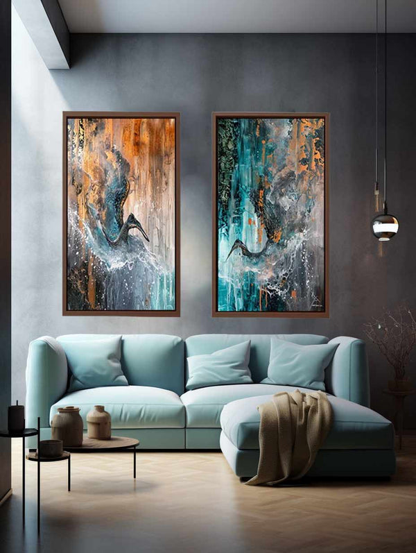 2 Panel Wall Art Painting