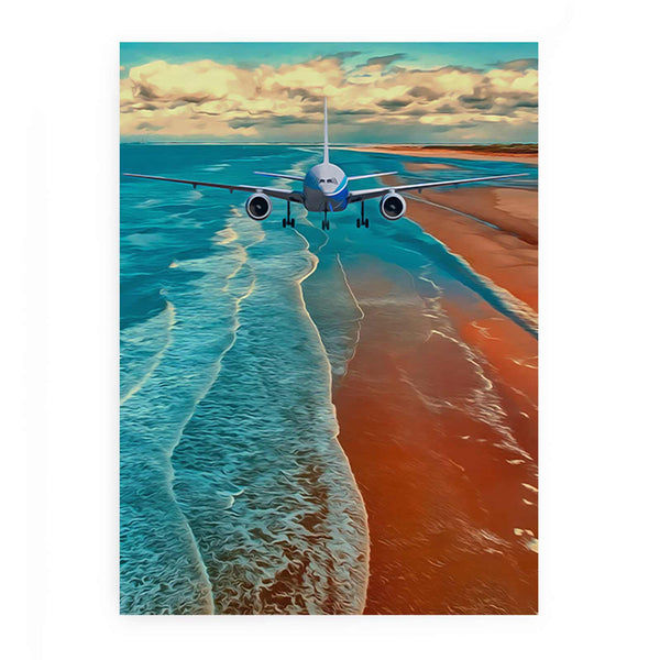 Beach flight Painting
