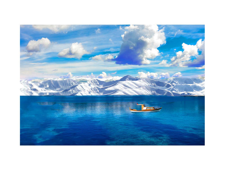 Ladakh Lake Snow  Painting