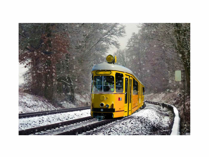 Yellow Tram Painting