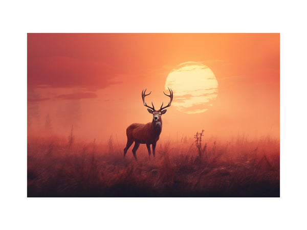 Morning Stag Art 