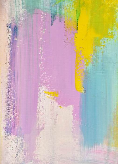 Pink  Abstract Painting-1 