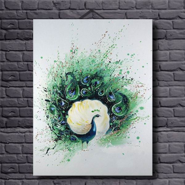 Peacock Modern Art Painting 