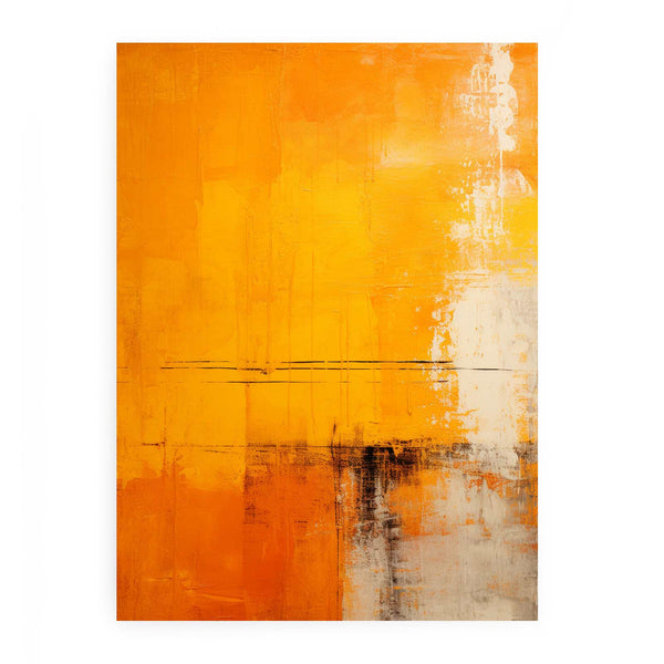 Yellow And Orange Abstract Painting