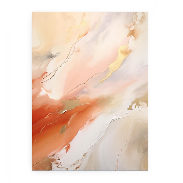 Nude Color Abstract Painting