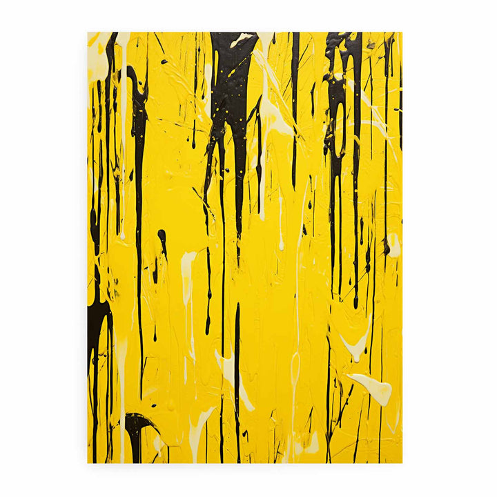 Yellow Color Dripping 