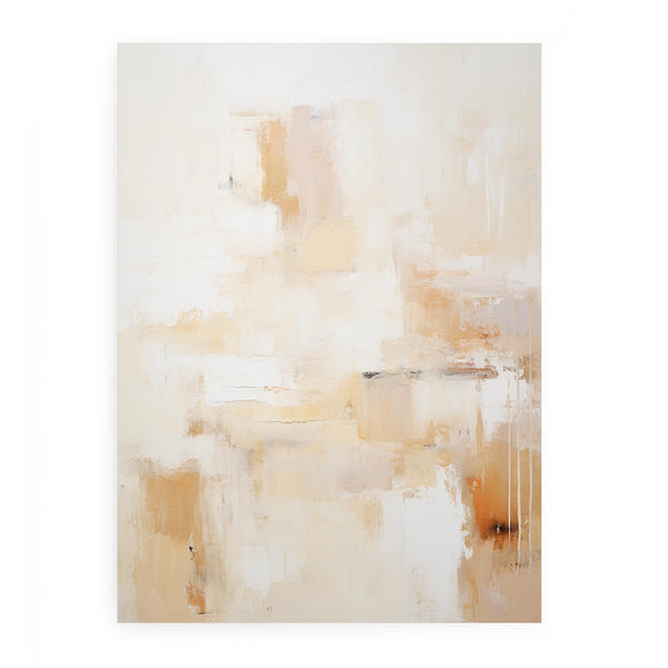 Cream Abstract Painting
