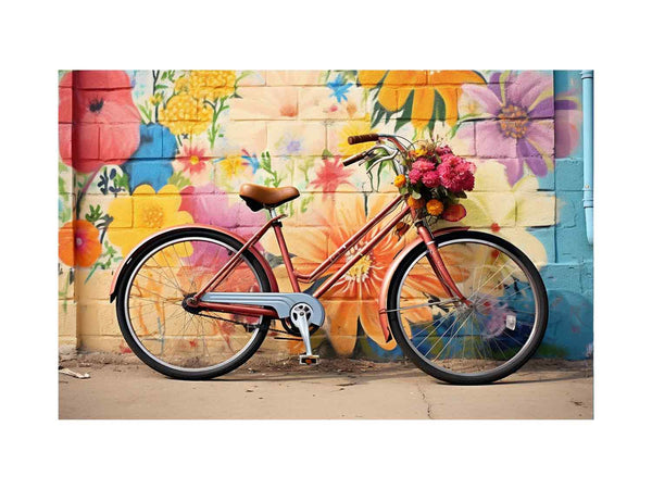 Modern Bicycle Art Painting 