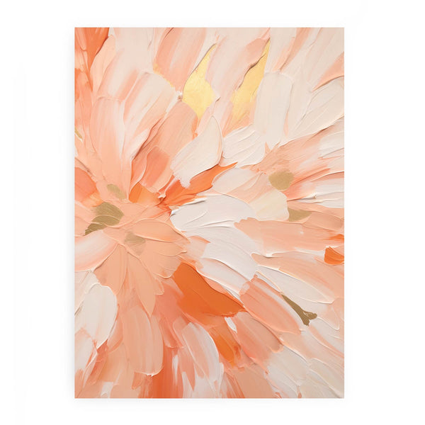 Peach Abstract Painting