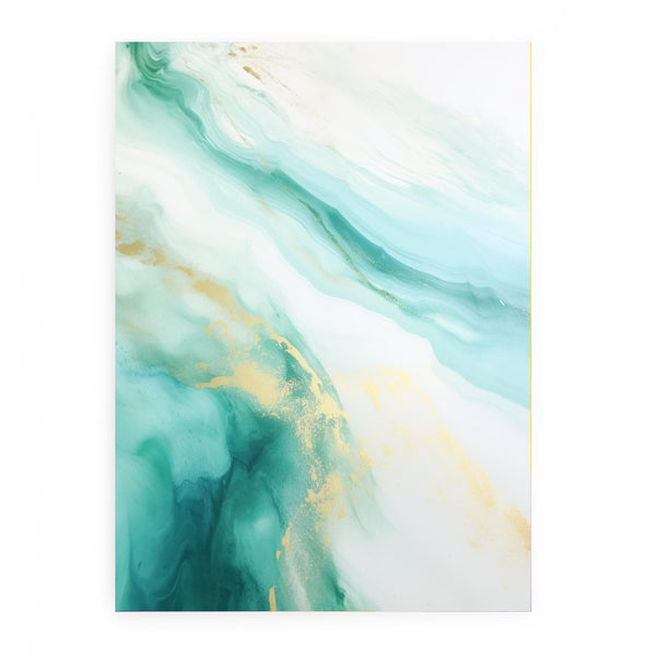 Sea Green Abstract Painting