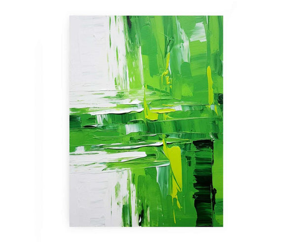 Abstract Painting Green