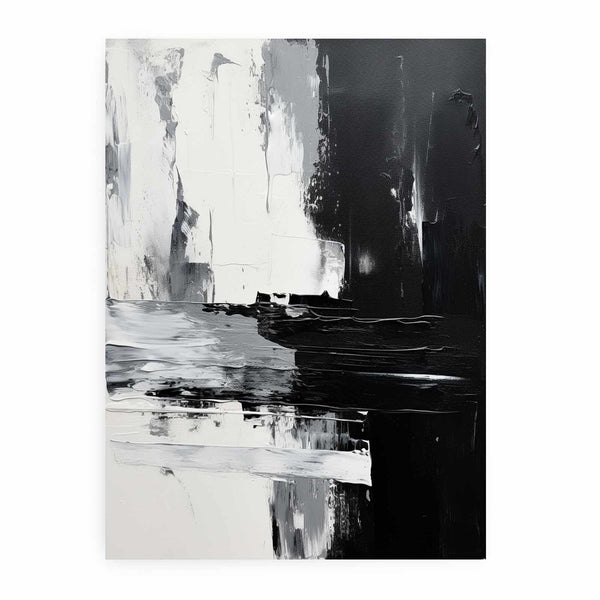 Abstract Painting Black 